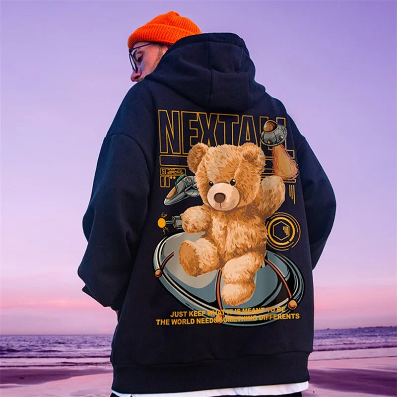 ELEGANCE Hip Hop Bear HOODİES