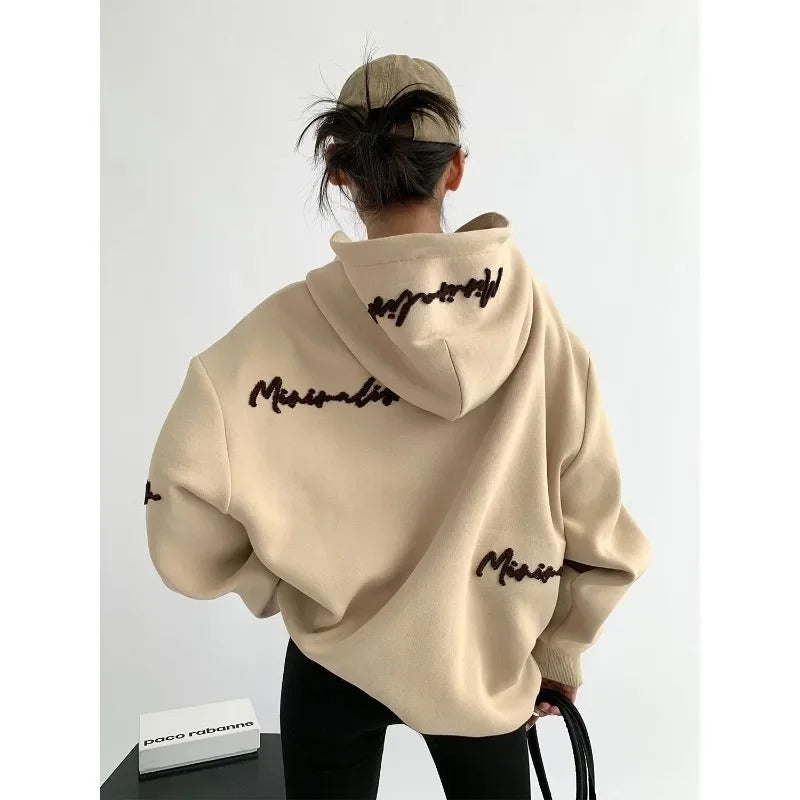 Elegance Woman Polar Hoodies