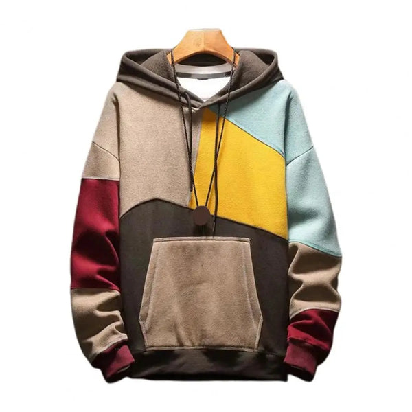 Elegance Man Colorblock Hoodies