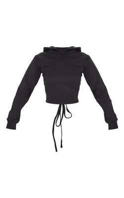 Elegance Woman Backless Hoodie