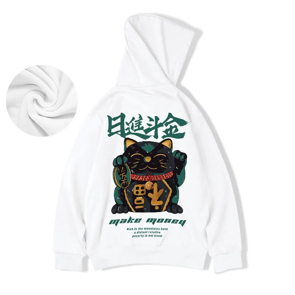 Maneki Neko Men Hoodie